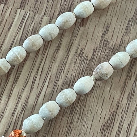 Real Wood Bead Key Chain Handmade Keys Holder Key Ring Set of 2 - Picture 2 of 6